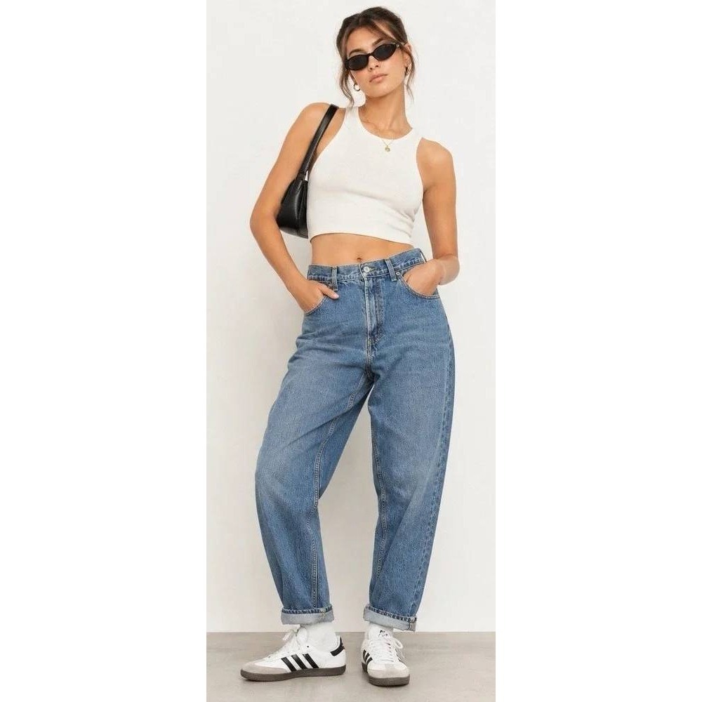 Vintage Levi's 550 Women's 14 MIS Jeans Made USA High Rise Relaxed Tapered